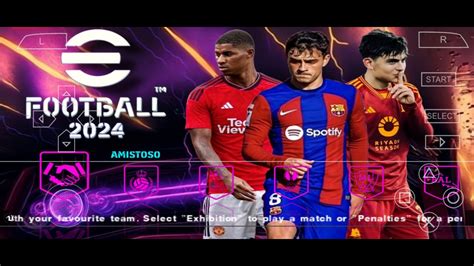 Efootball Pes Ppsspp Patch Fu Kits Transfers Europa Team New