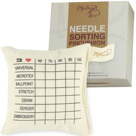 Amazon Madam Sew Needle Sorting Pin Cushion Sewing Pin Holder