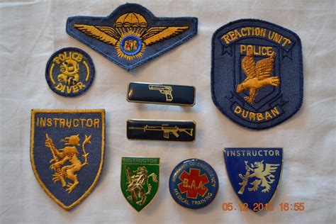 South African Police Service Badge Collection