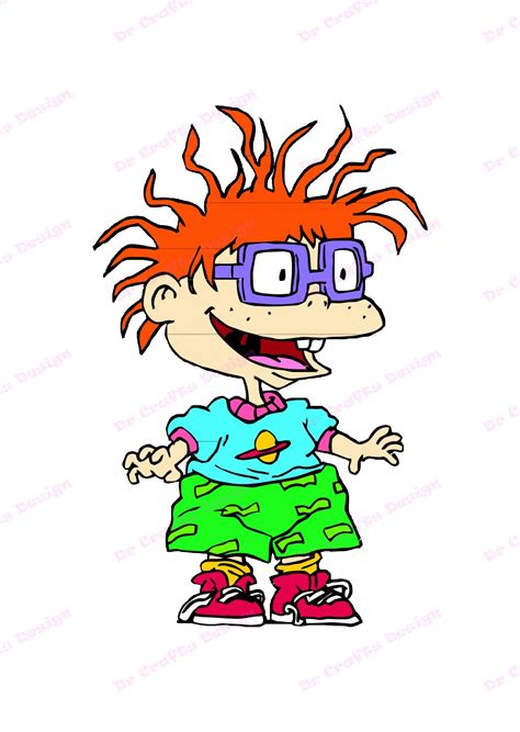 Chuckie Finster African American Rugrats Svg 3 Svg Dxf Cricut