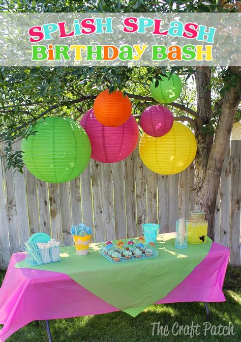 The Craft Patch Splish Splash Birthday Bash