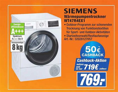 Siemens Waschmaschine Wg G Ex Angebot Bei Expert Technomarkt