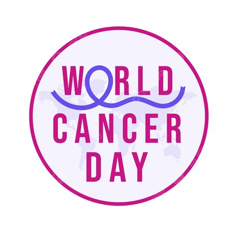 World Cancer Day Vector Hd Png Images World Cancer Day Campaign Design With Circular Element