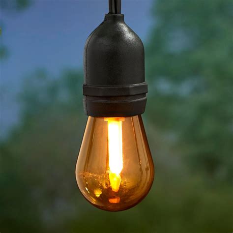 Outdoor Flicker Flame String Light Bulbs Outdoor Lighting Ideas