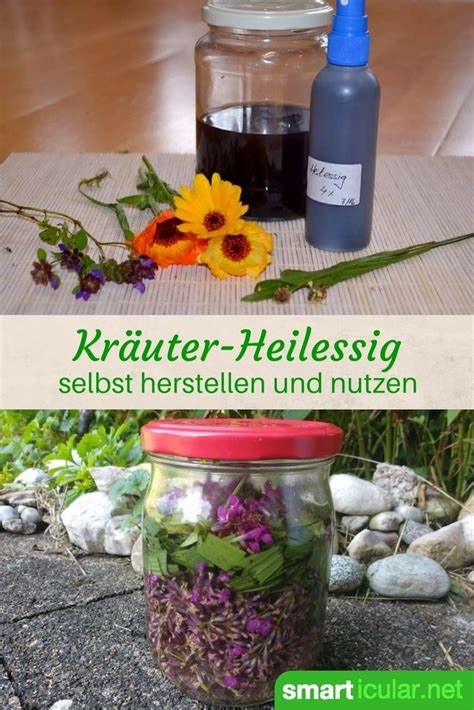 Nat Rlicher Heilessig Mit Wildkr Utern Gegen Sonnenbrand Natur Und