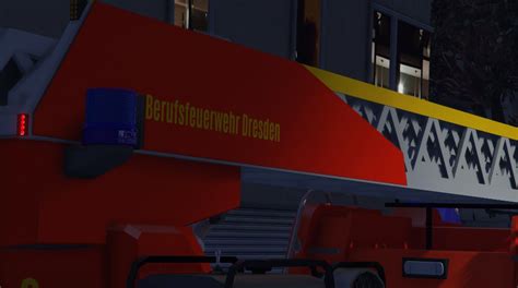 Mercedes Atego Feuerwehr Bf Dresden Drehleiter Dlk Els Paintjob