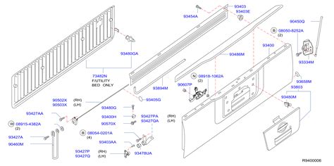 Nissan Murano Tailgate Rear Fm A Genuine Nissan Part