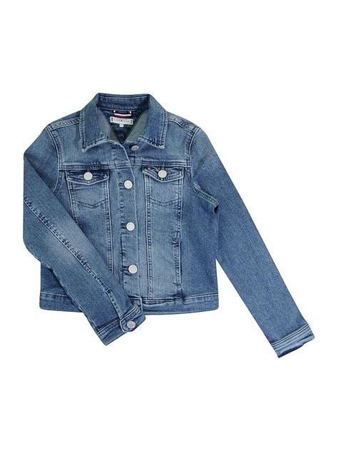 TOMMY HILFIGER Mädchen Jeansjacke blau