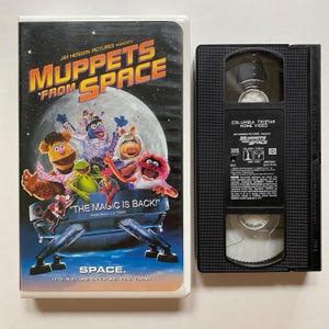 Vintage Muppets From Space Clamshell Case Jim Henson VHS Video 90s