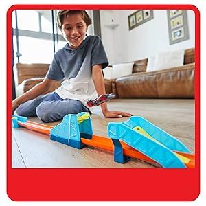 Hot Wheels Track Builder Accesorios Para Pistas De Coches Salto Largo