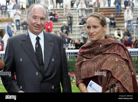 Karim Aga Khan and his daughter Princess Zarah at Longchamp in Paris ...