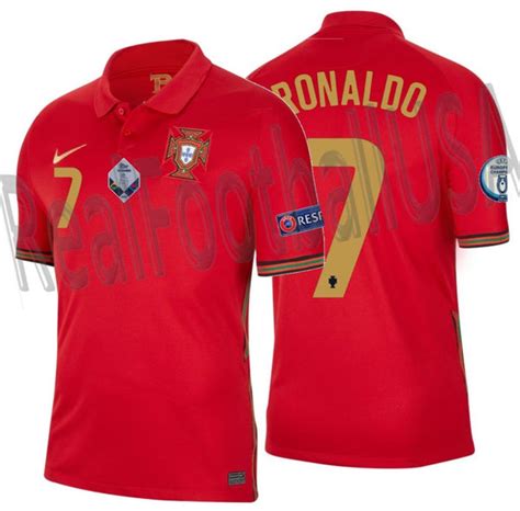 NIKE CRISTIANO RONALDO PORTUGAL NATIONS LEAGUE HOME JERSEY 2020 2021 ...