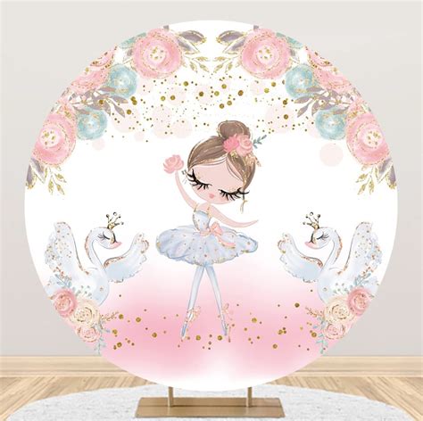 Yeele 5x5ft Ballet Round Backdrop For Girls Swan G Walmart