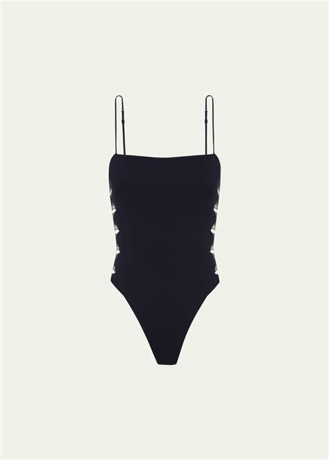 Vix Solid Zoe One Piece Swimsuit Bergdorf Goodman