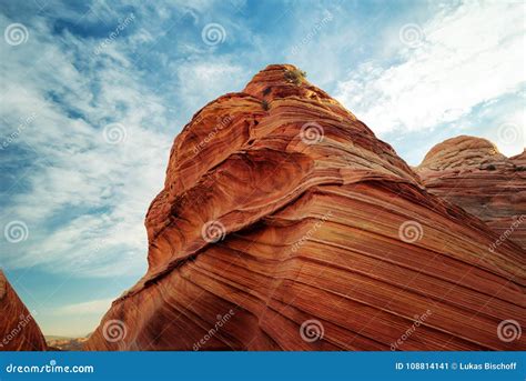 The Wave Utah stock image. Image of hiking, blue, north - 108814141