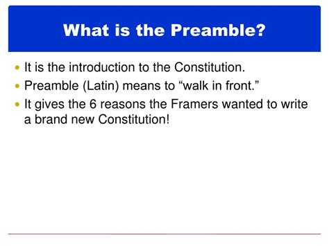 Ppt Preamble Powerpoint Presentation Free Download Id 2163072