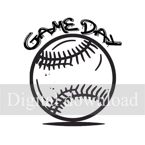 Baseball Svg Softball Svg And Png Svg Cut File For Shirt Etsy