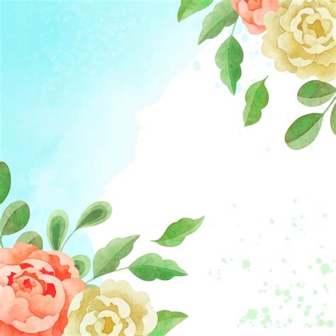 Illustration De Printemps Aquarelle Vecteur Premium