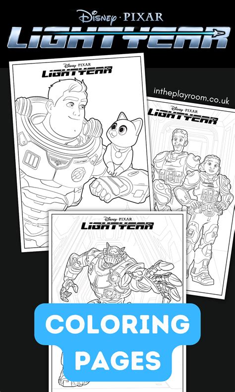 Disney Pixar Lightyear Coloring Pages And Activity Sheets In The