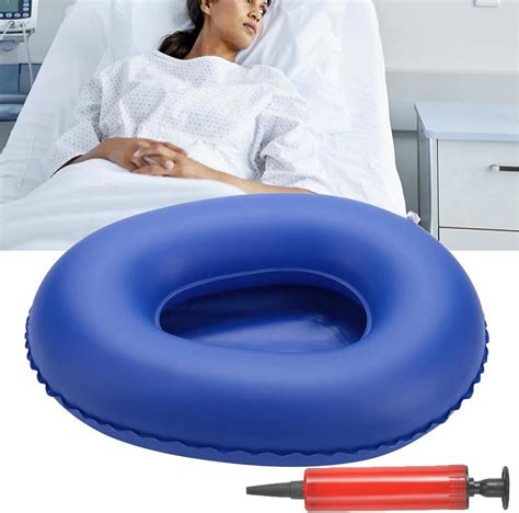 Fuskang Portable Air Bedpan Inflatable Cushions Potty For