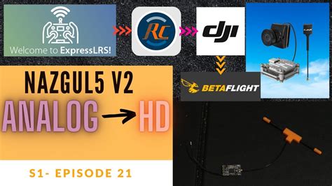 IFLIGHT NAZGUL5 V2 HOW TO CONVERT ANALOG TO HD ELRS Runcam Setup