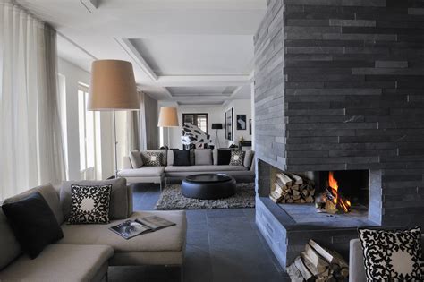 Interior Stone Fireplace Designs