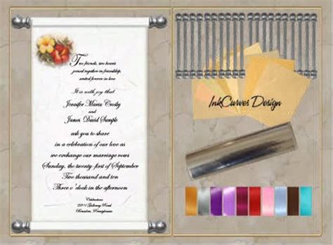 Scroll Invitation 50 Sets DIY Kit Perfect for Invitation Designers - Etsy