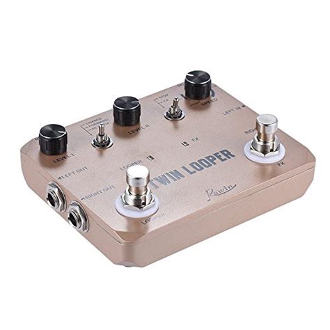 Rowin Twin Looper Station Electric Guitar Effect Pedal Loop Station For