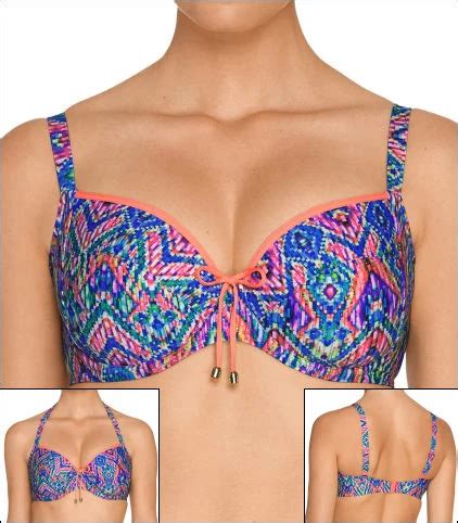 Chic And Modern Prima Donna Swim India Full Cup Bikini Top Style