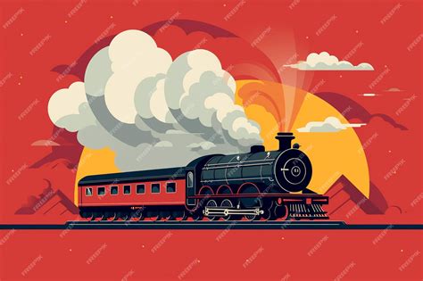 Premium Photo Old Train Clip Art