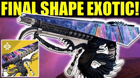 Destiny 2 New FINAL SHAPE Exotic Tessellation Gameplay YouTube