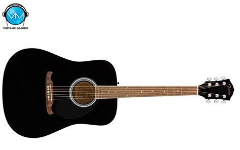 GUITARRA ACÚSTICA FENDER FA 125 DREADNOUGHT WALNUT BLACK W BAG