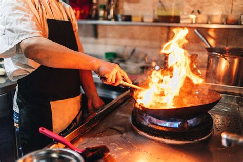 Asian Chef Cooking