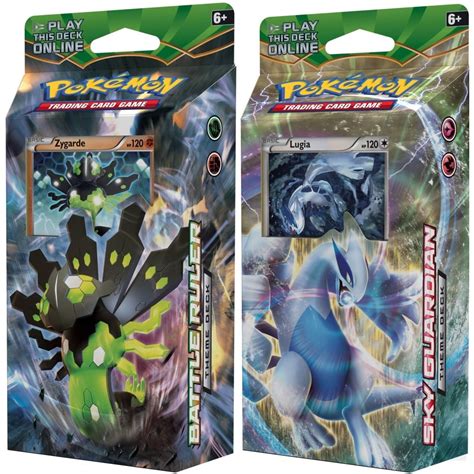 Xy Fates Collide Theme Deck Bundle Of Lugia Zygarde Pokemon