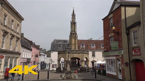 Shepton Mallet Walk Town Centre4K YouTube