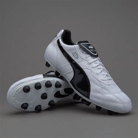 Puma Esito Classico Fg Mens Boots Firm Ground Whiteblack