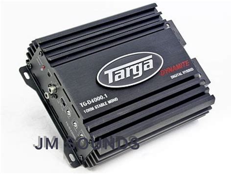 Targa Tg D Amplifiers Dynamite Mono Block Ohm W Max W