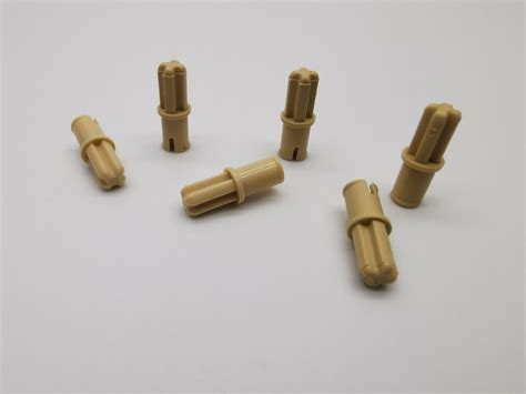 LEGO Technic Axle 3749 TAN BEIGE 1 2 4 10 Pin Without Friction Ridges