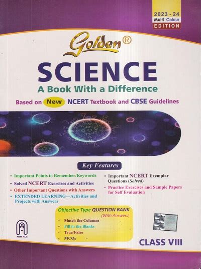 Golden Science A Book With A Difference Cbse Class 8th New Age