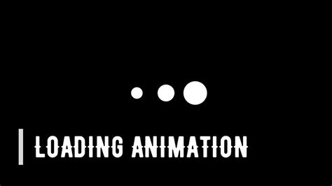 Three Dots Loading Animation using HTML & CSS | Coding With Mido - YouTube