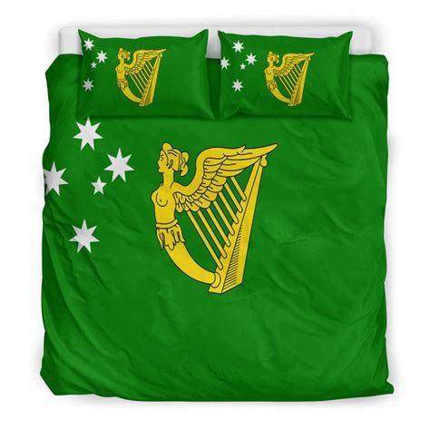 AIO Pride Australia Australian Irish Heritage Flag 3 Piece Duvet Cover