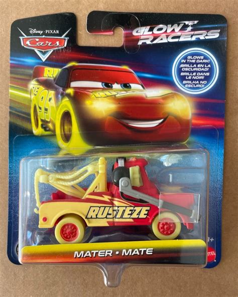 Disney Pixar Cars Glow Racers Fillmore Mater Mate