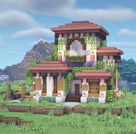 Mincraft Builds On Instagram A Detailed House What Do You Think