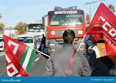 Border protest. editorial stock image. Image of border - 13000794