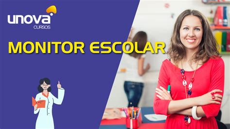 Curso De Monitor Escolar Gratuito Unova Cursos YouTube