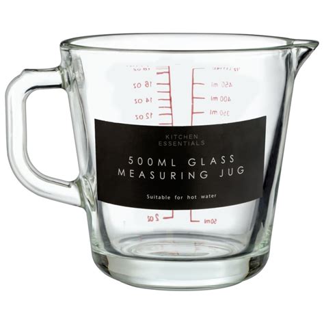 Glass Measuring Jug Ml Kitchen Accessories B M Stores