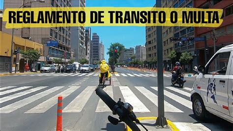 Reglamento De Transito O Multa Para Ciclistas ¿de Cuanto Son Las Multas