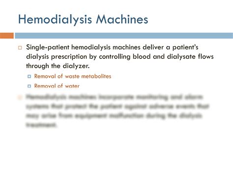 SOLUTION: HEMODIALYSIS MACHINE - Studypool