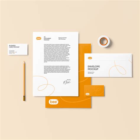 Free Corporate Document Mockups Mockupbee