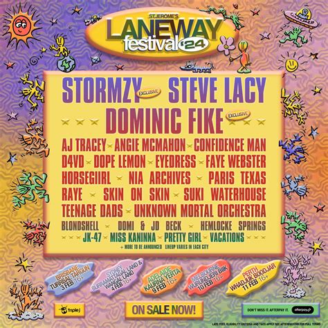 Laneway Festival Adelaide 2024 Lineup Grooveist